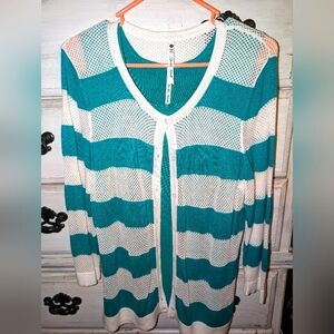 Leo & Nicole Emerald Green Cardigan Set